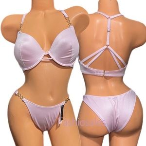 Victorias Secret Swim Push Up Padded Racerback Bikini top & Bottom Set